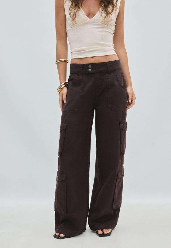 pantaloni cargo straight fit
