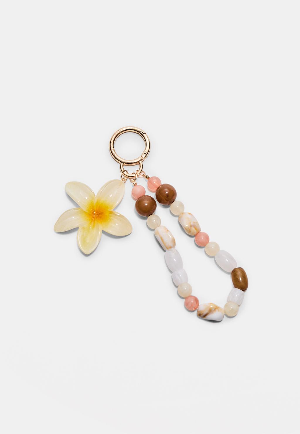 Llavero charm flor