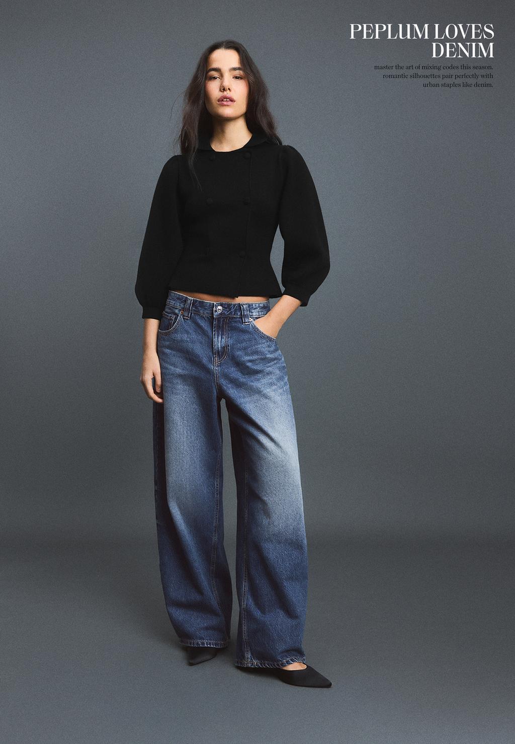 Double-breasted knit cardigan