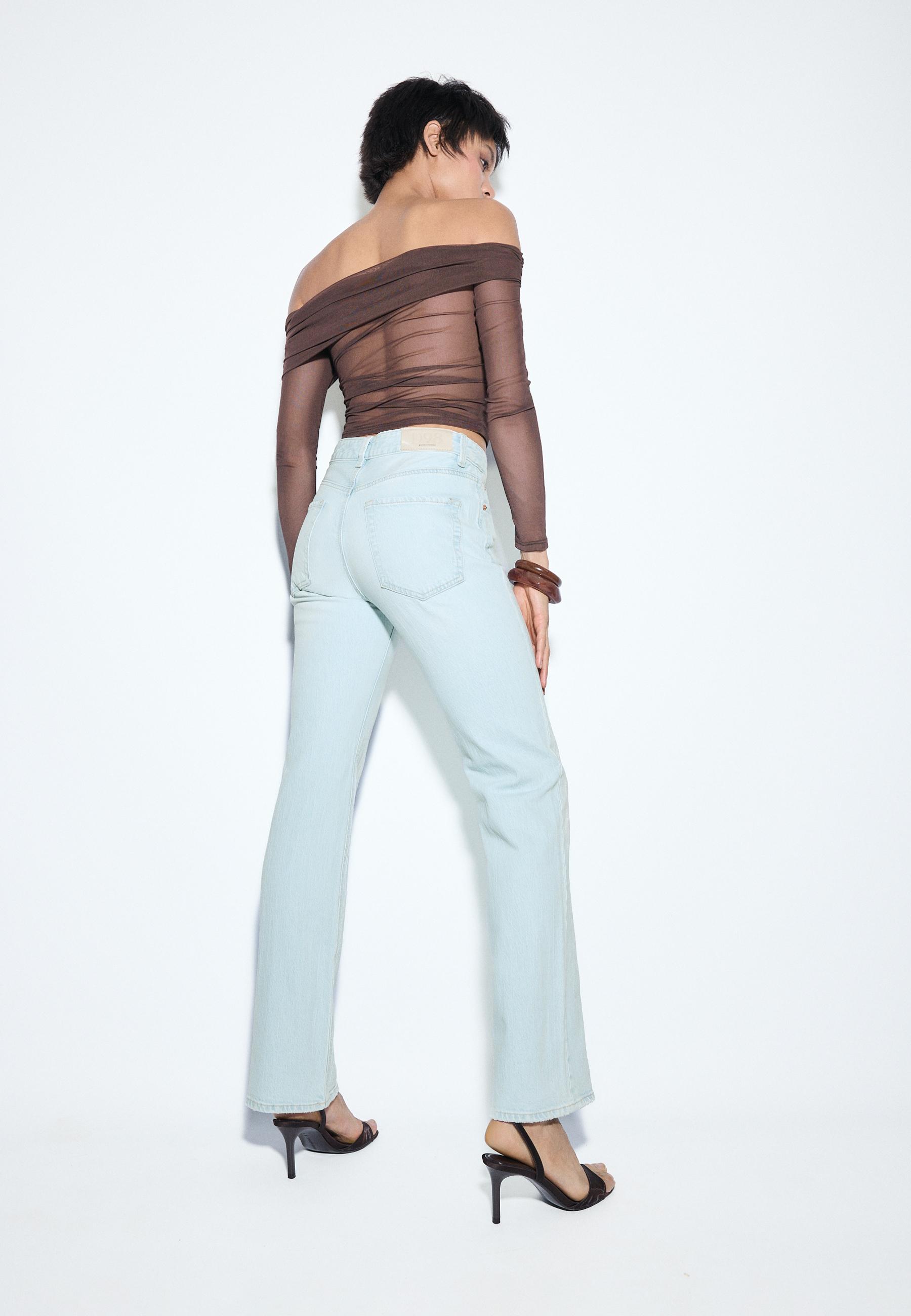 D98 Straight fit Kot Pantolon - Görsel 5