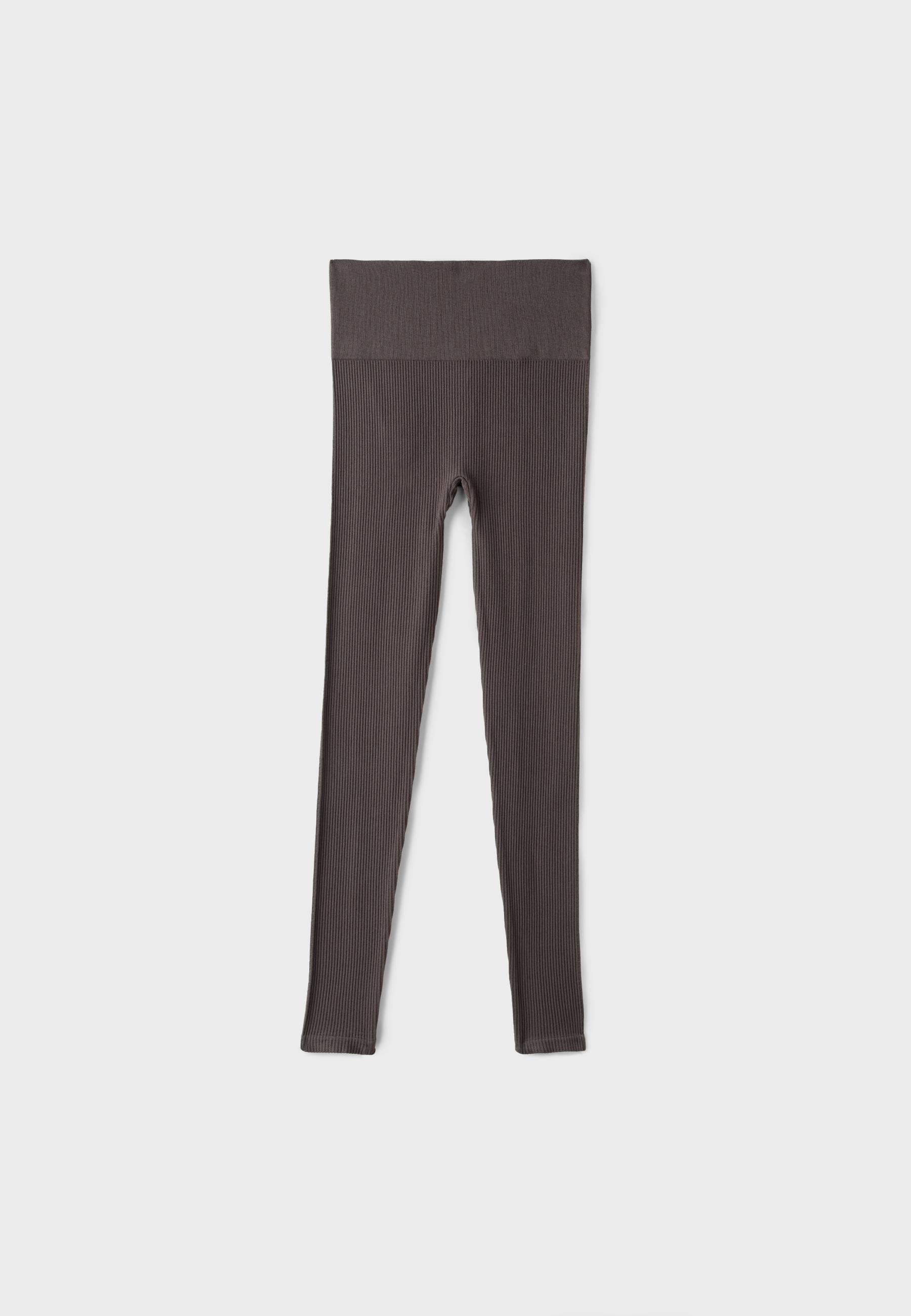 High-waist seamless leggings — Brown