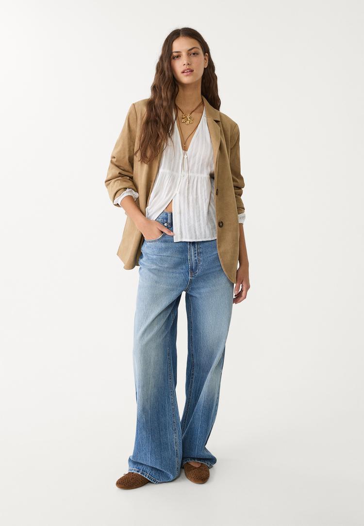blusa fluida entredoses