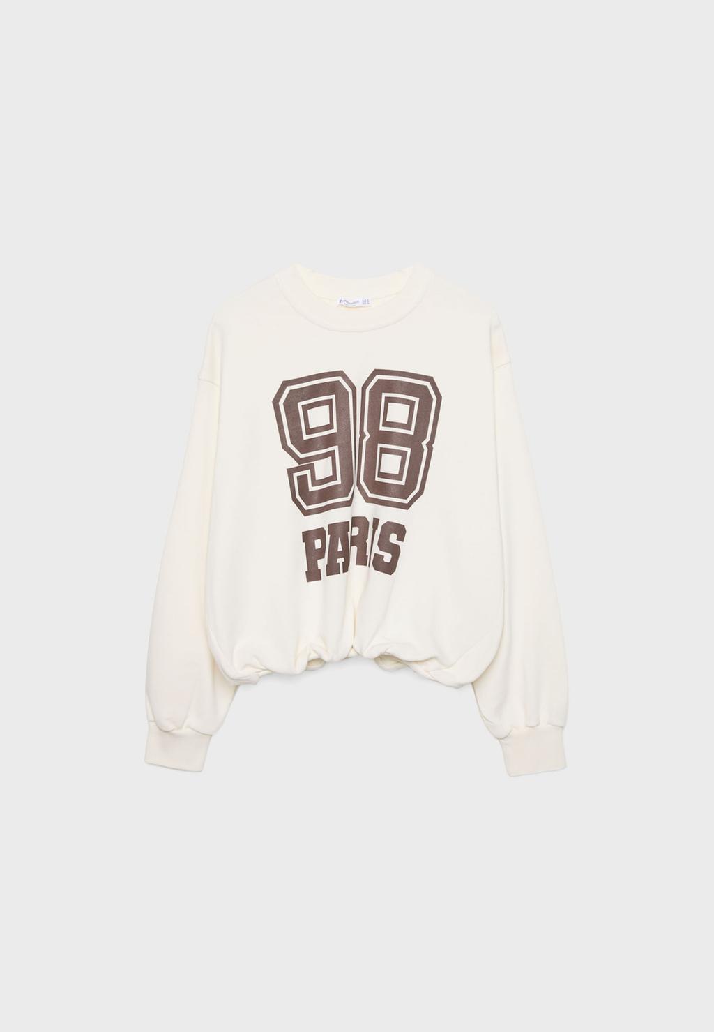 Sudadera abullonada posicional