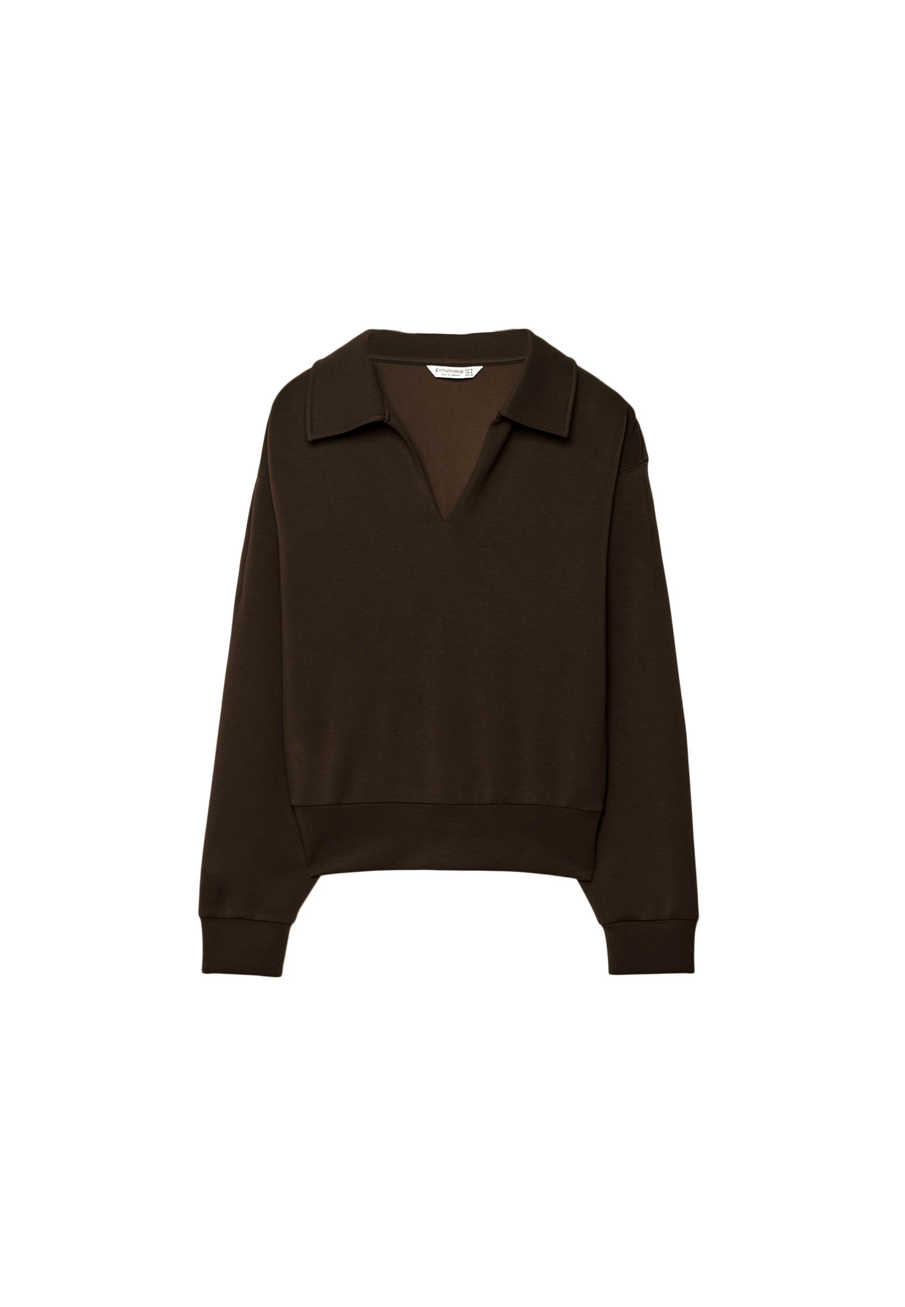 Soft-touch sweatshirt — Brown