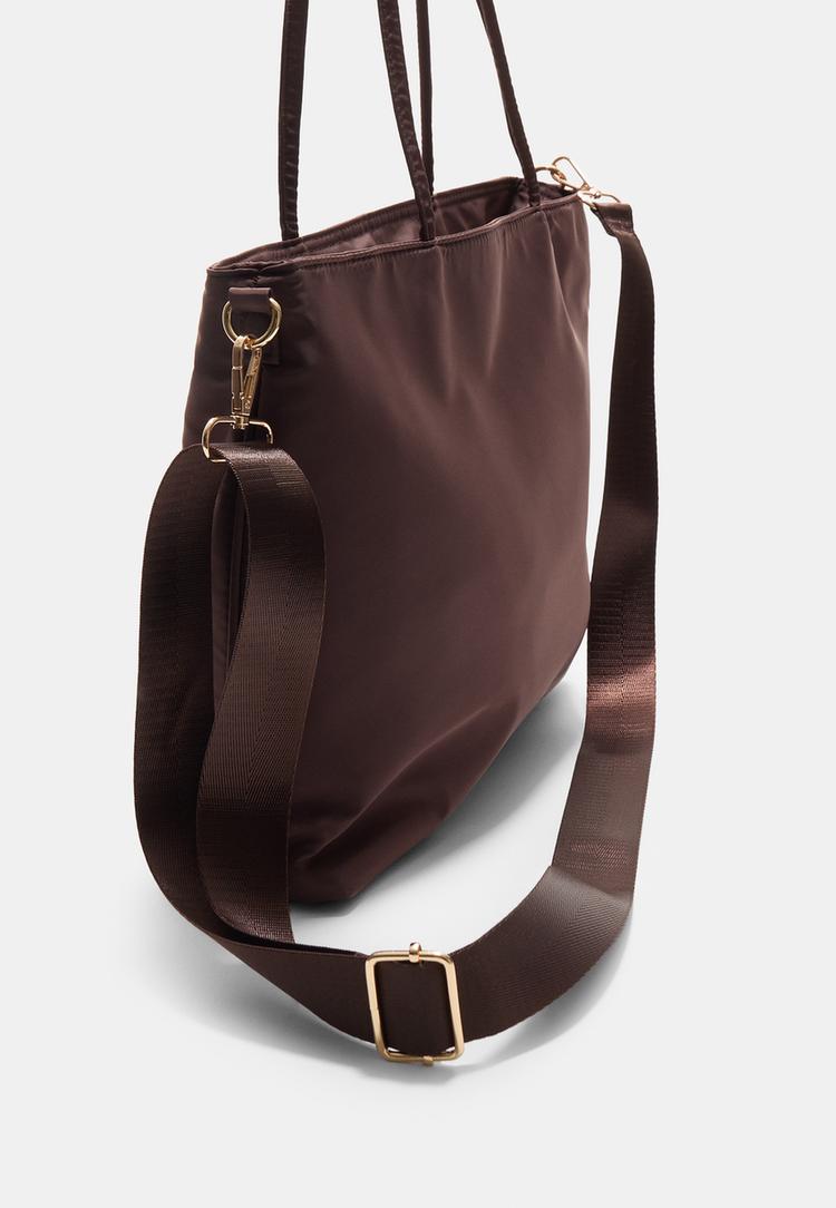 bolso shopper tejido charm