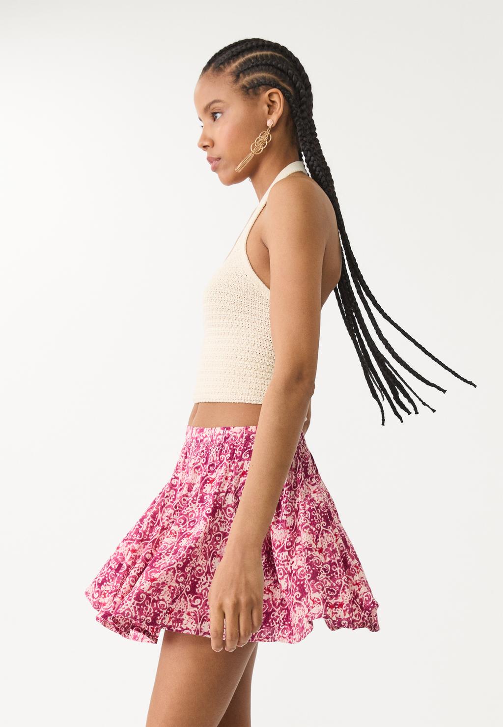 Falda pantalón fluida