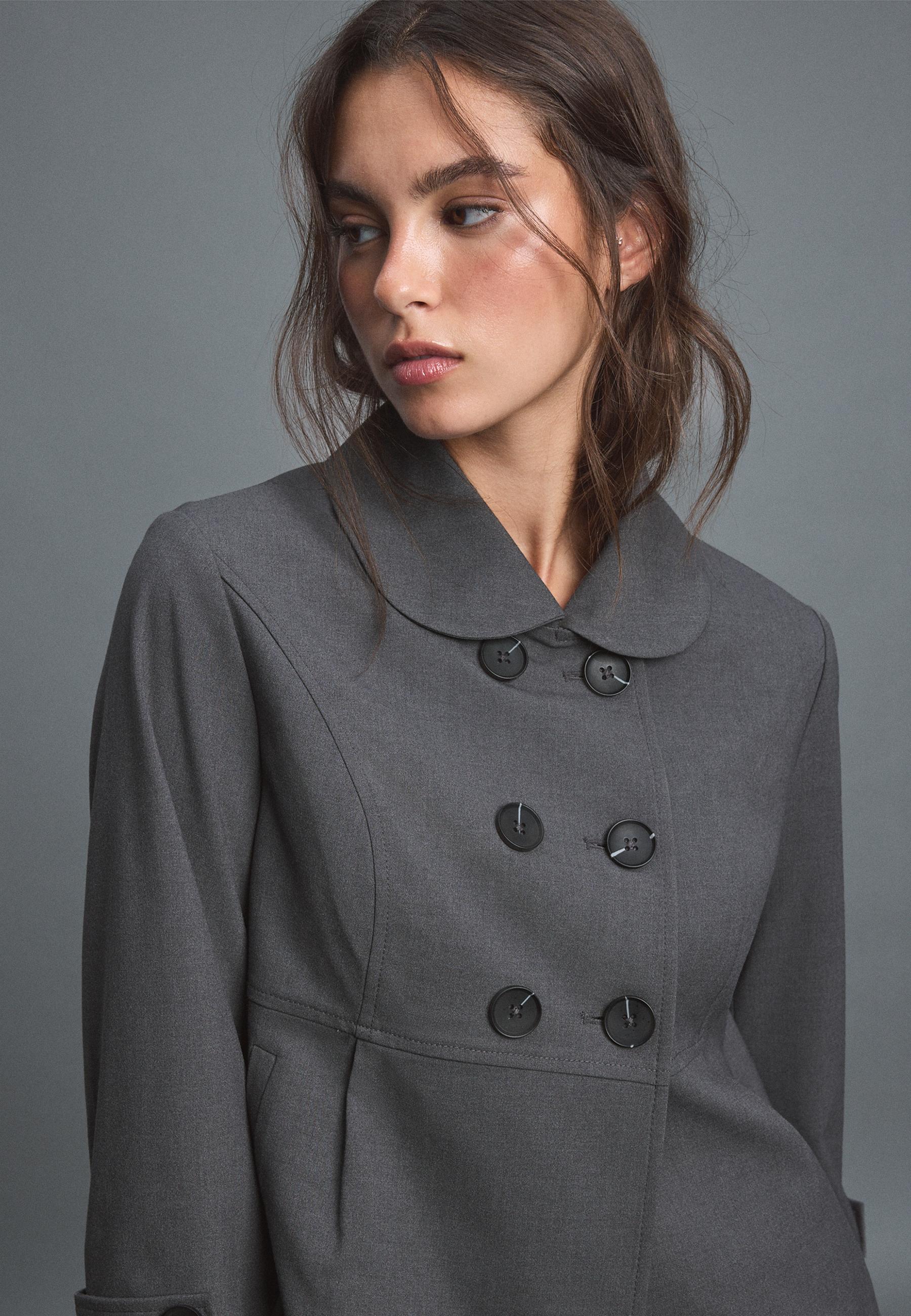 Retro blazer — Grey