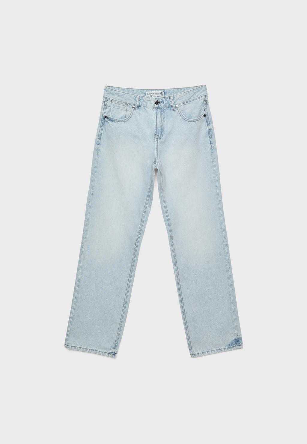 D03 Straight-leg low-rise jeans