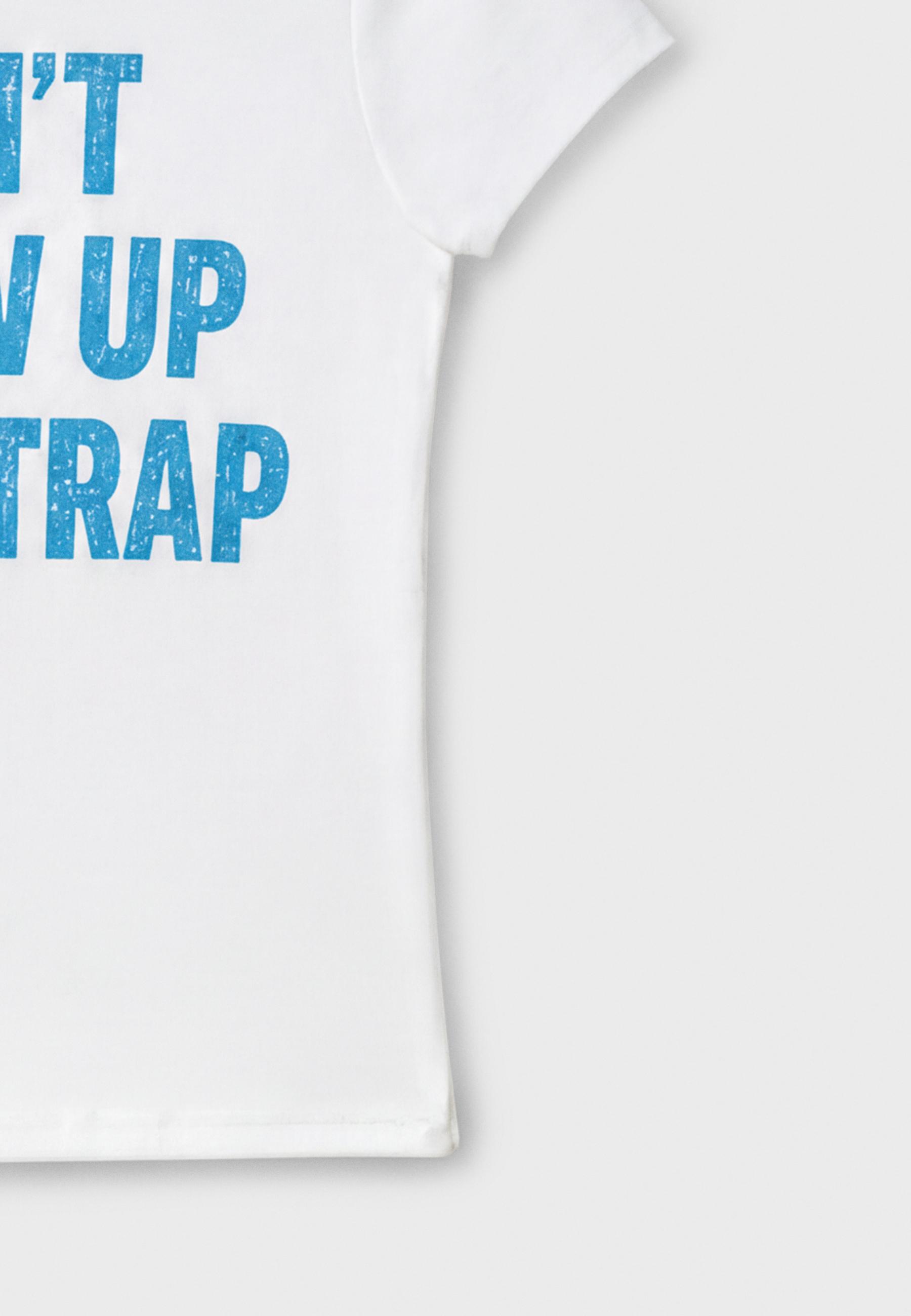 Printed short sleeve T-shirt — White