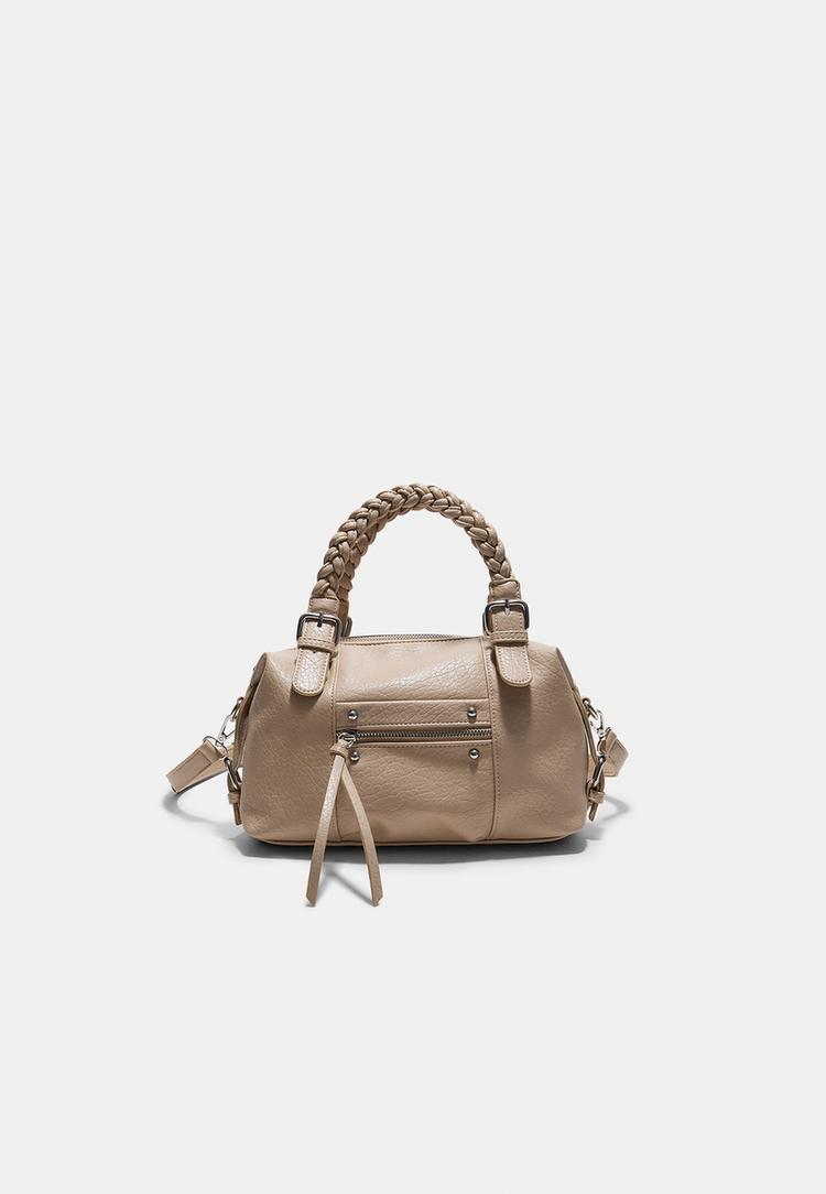 Stradivarius – Bowlingväska Med Flätade Handtag