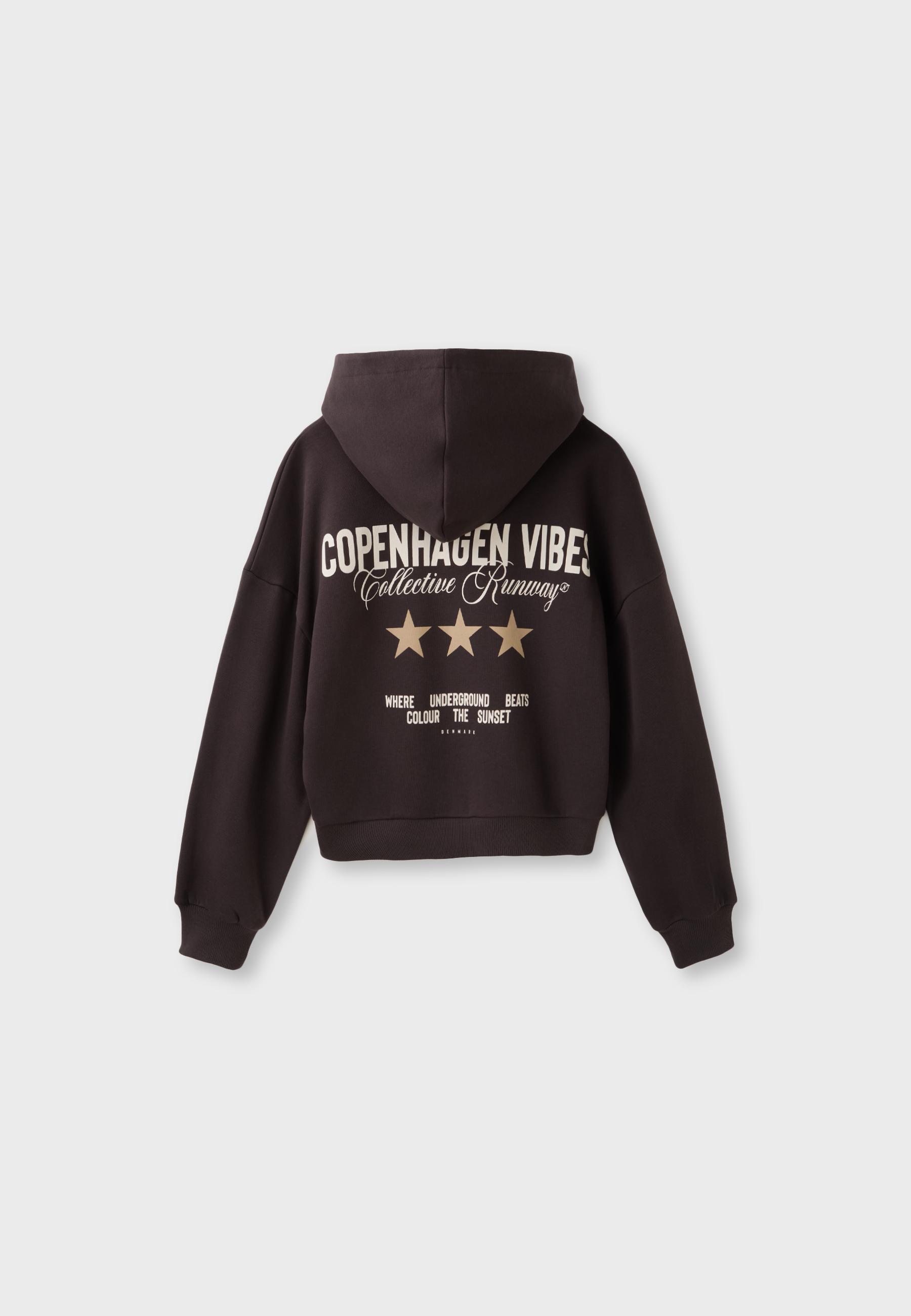 Stradivarius Ekose detaylı kapüşonlu sweatshirt görsel 6