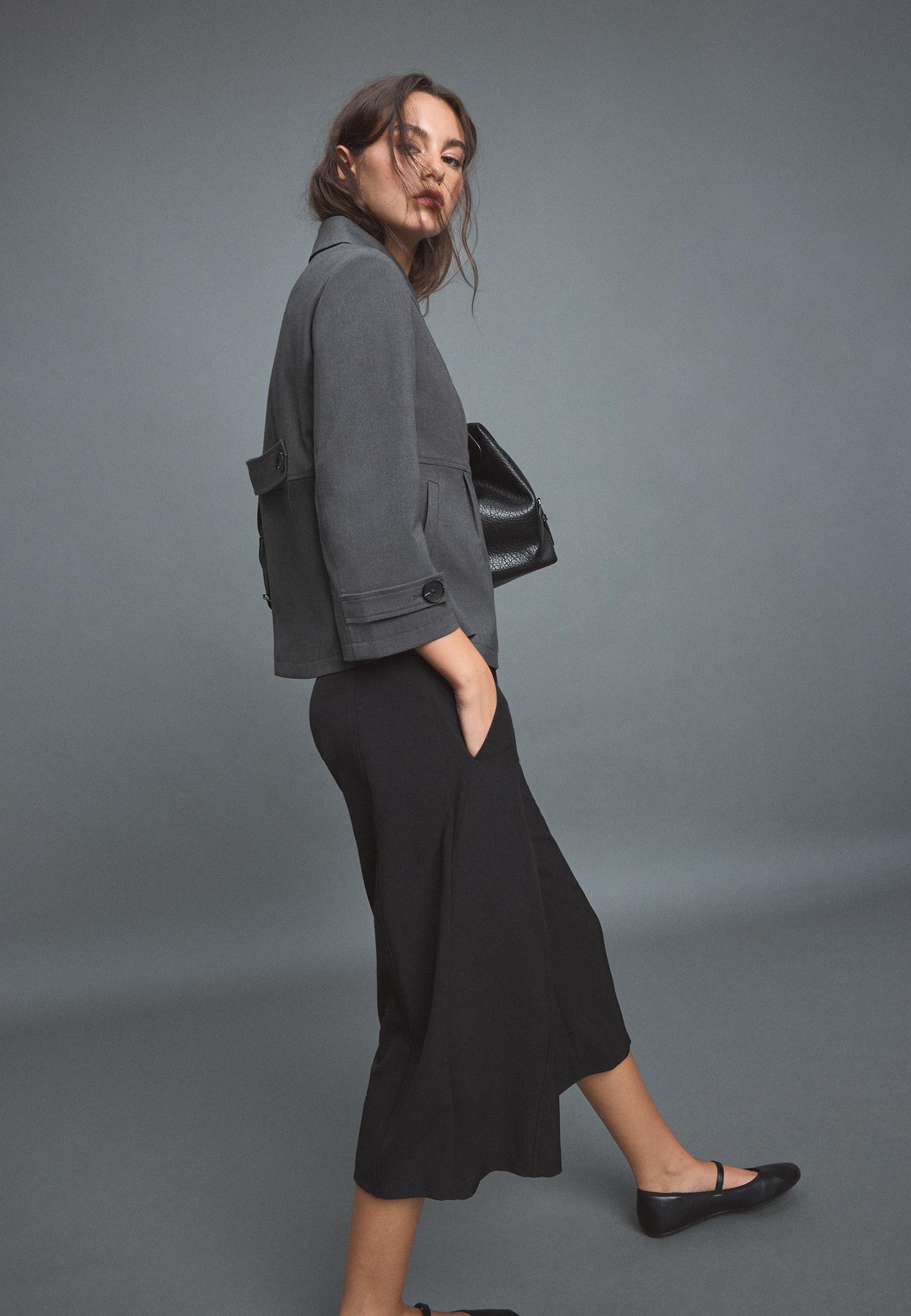 Retro blazer — Grey