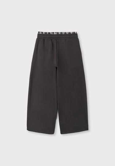Boxer-detail jogger trousers — Brown 8