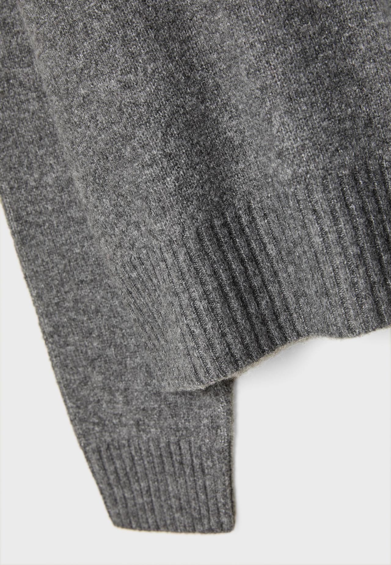 Basic soft knit jumper — Dark grey