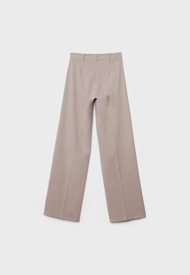 Wide-leg trousers — Beige 8