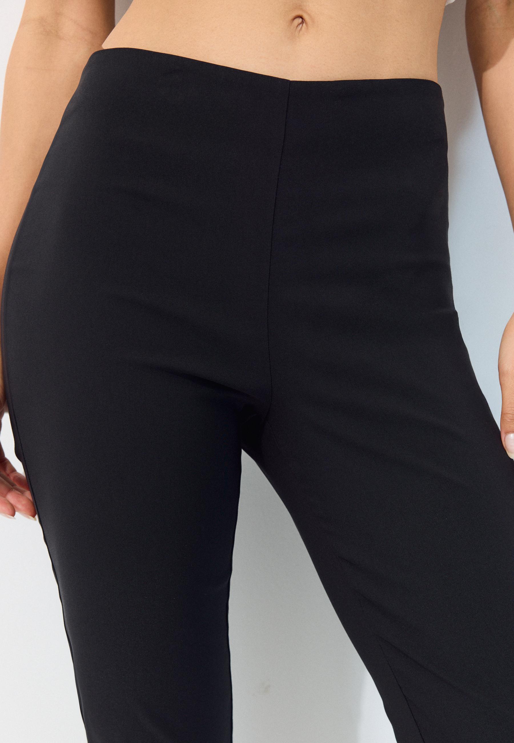 Cigarette bengaline trousers — Black