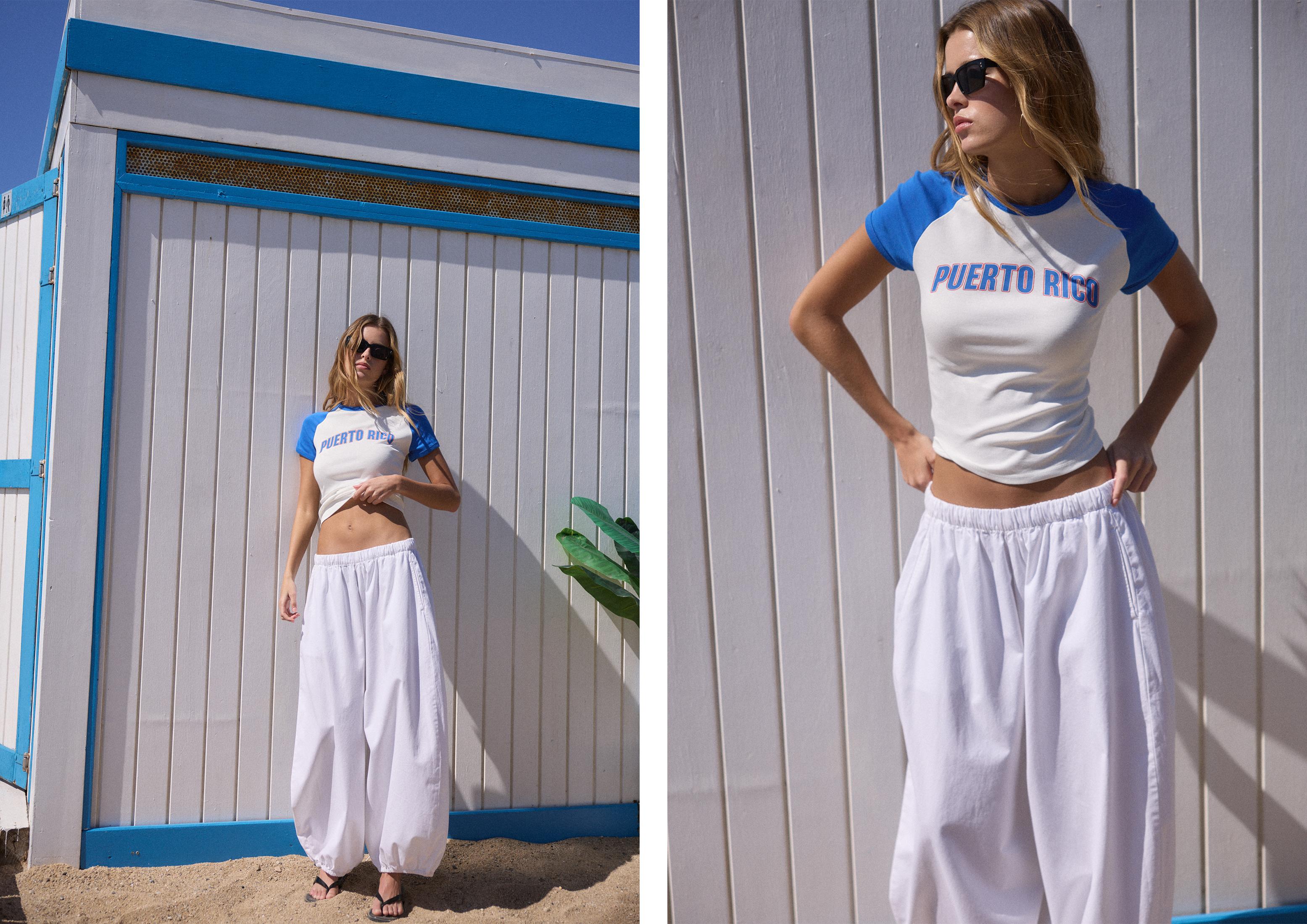 Poplin bloomer pantolon - Görsel 26