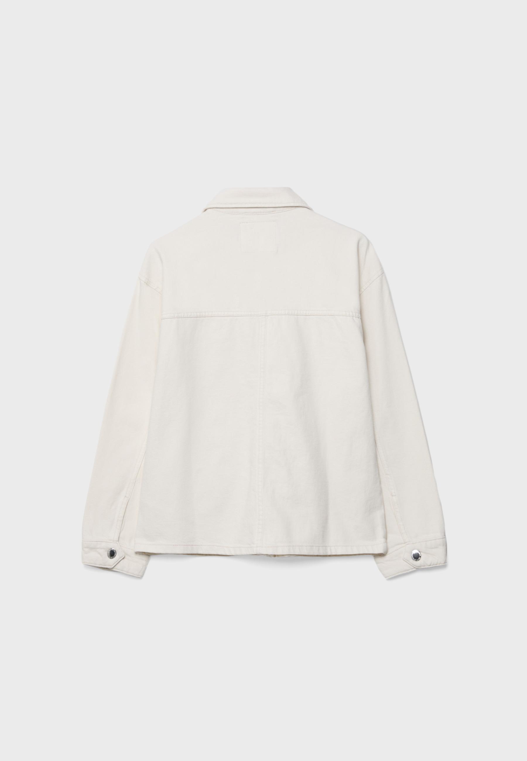 Patch pocket jacket — Vanilla