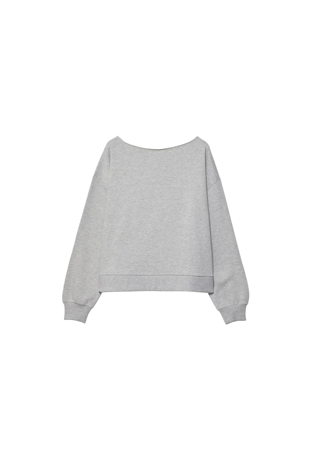 Round neck sweatshirt