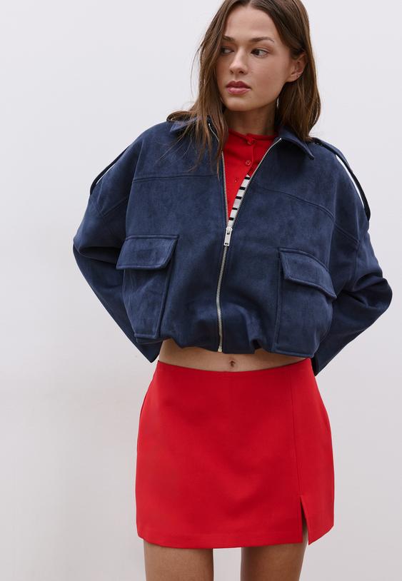 falda pantalon abertura lateral