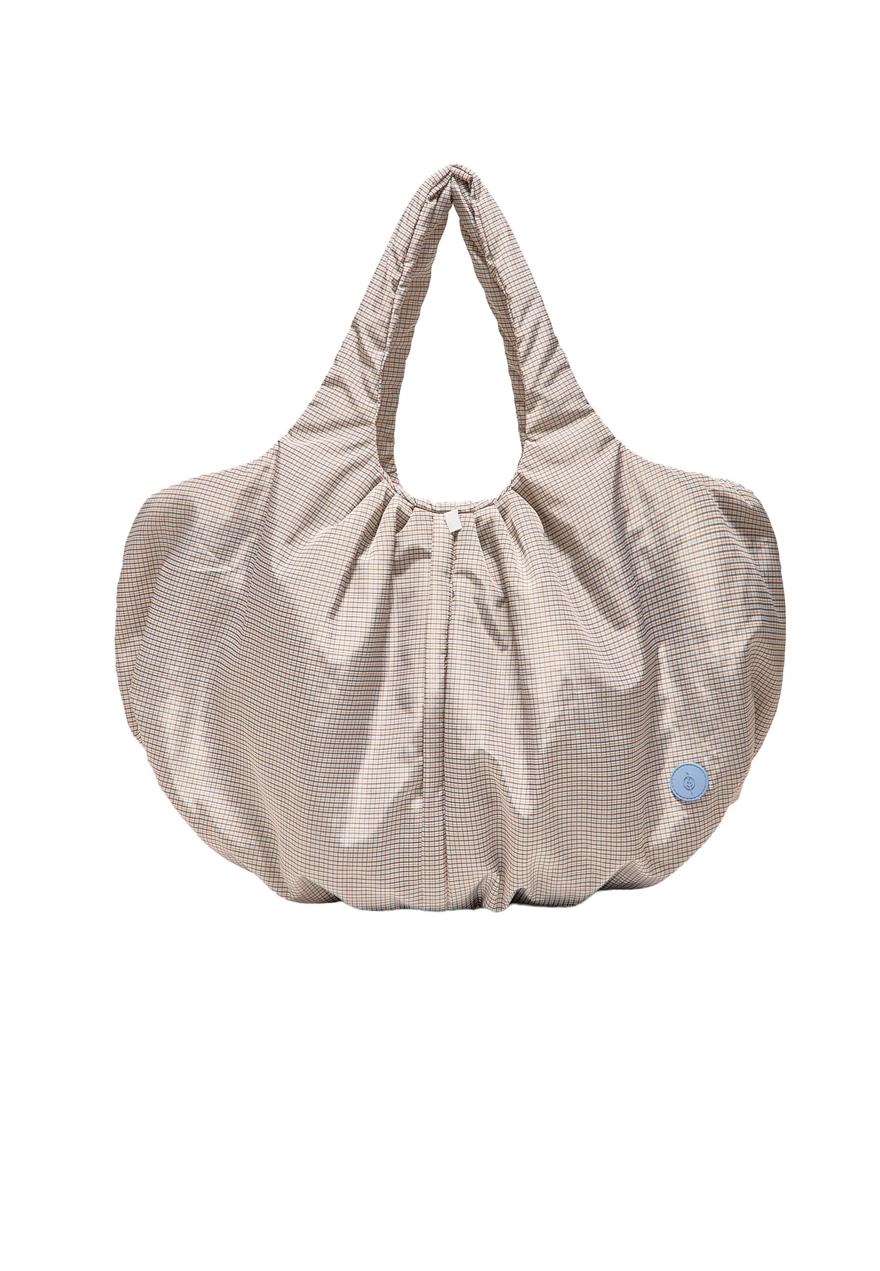 Quilted maxi bag — Sky blue