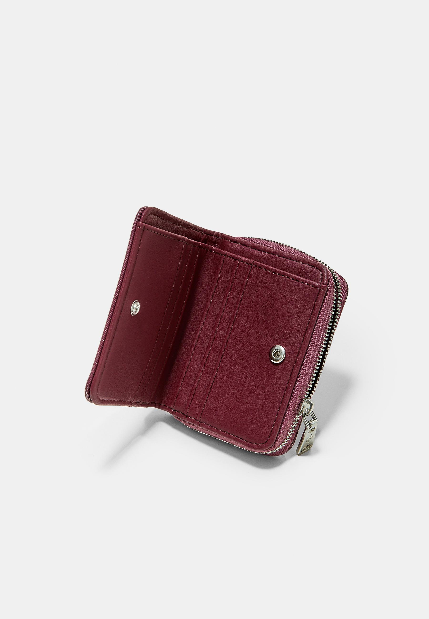 Shimmery rectangular purse — Burgundy
