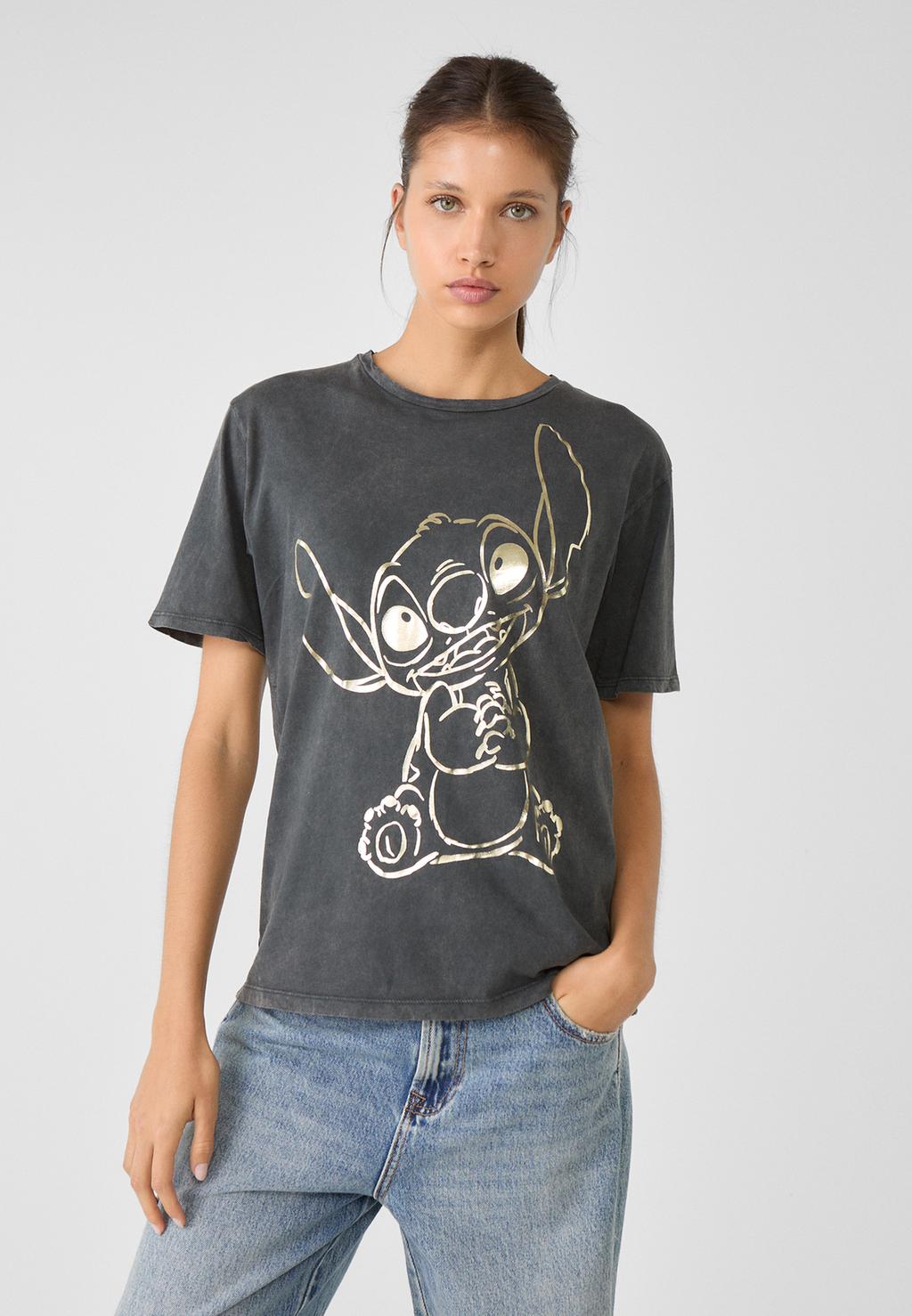 T-shirt imprimé Lilo & Stitch