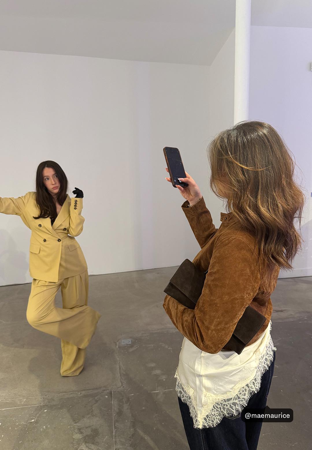 100% leather biker jacket — Brown