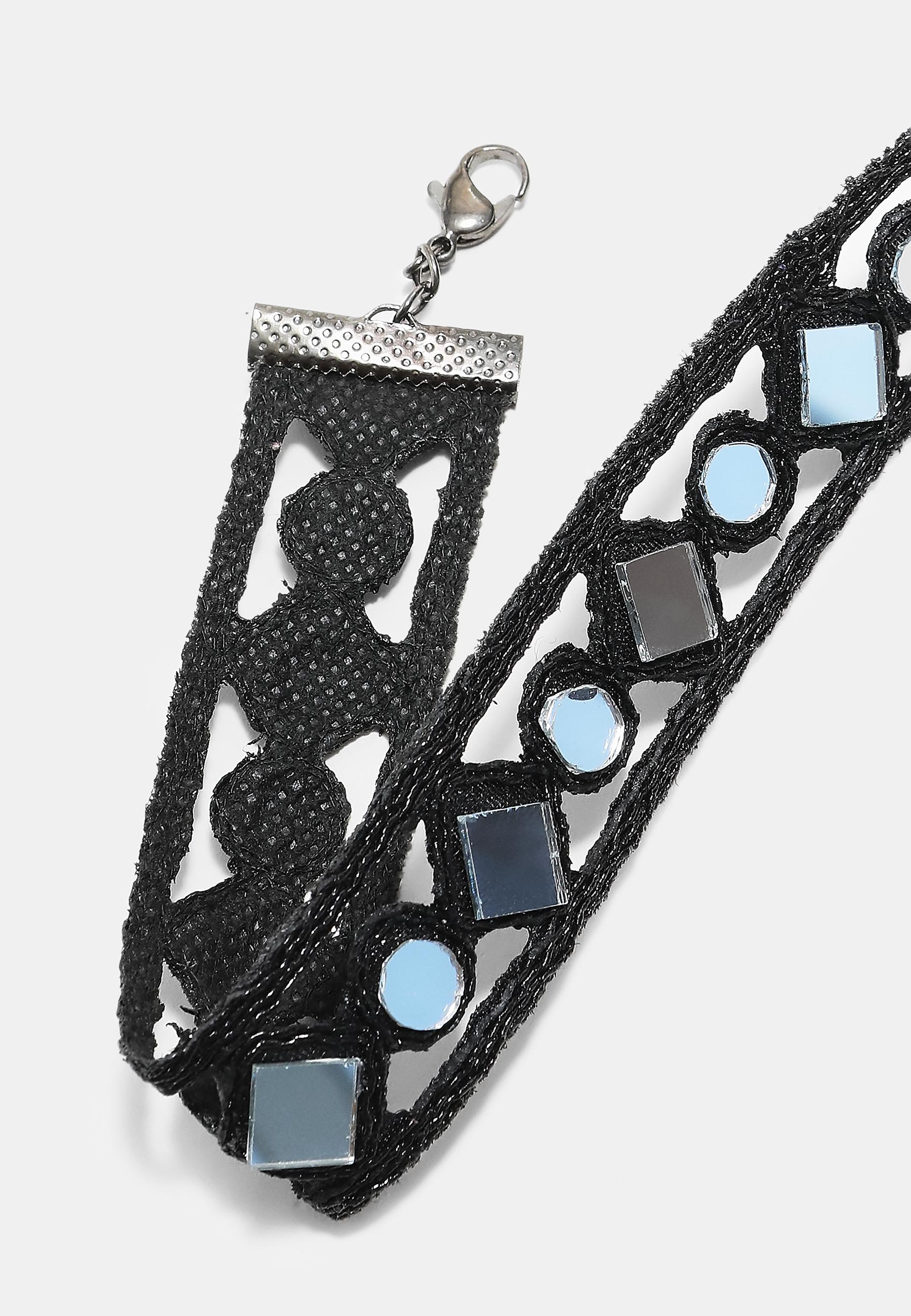 Stradivarius Aynalı choker kolye görsel 5