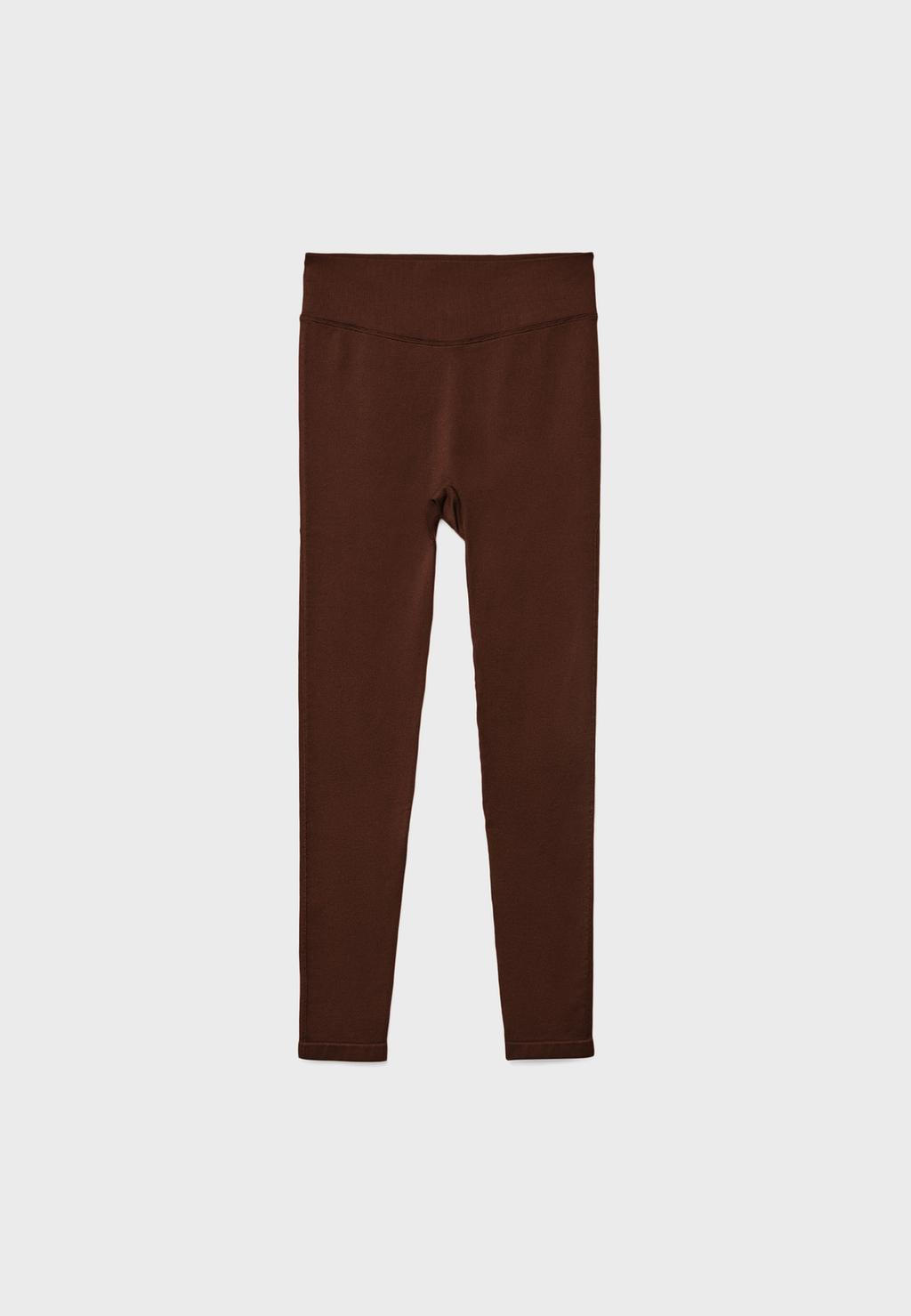 Leggings high rise efecto lavado