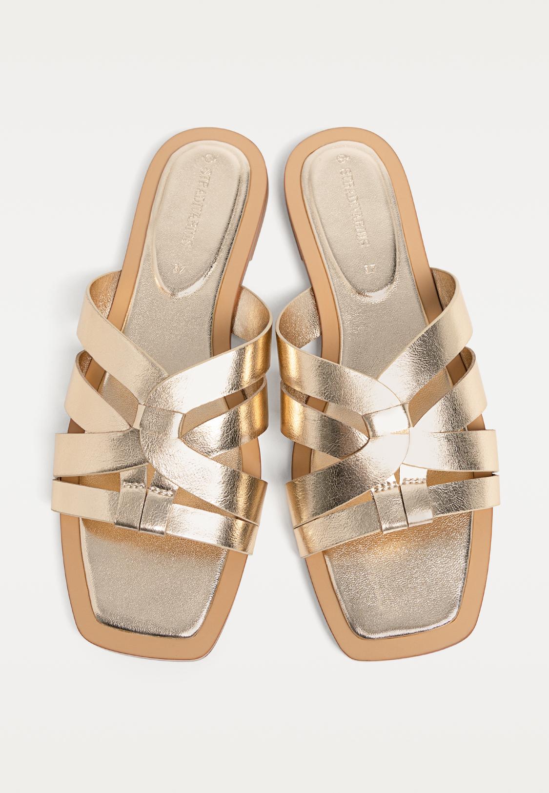 Sandalias planas tiras Stradivarius Nicaragua