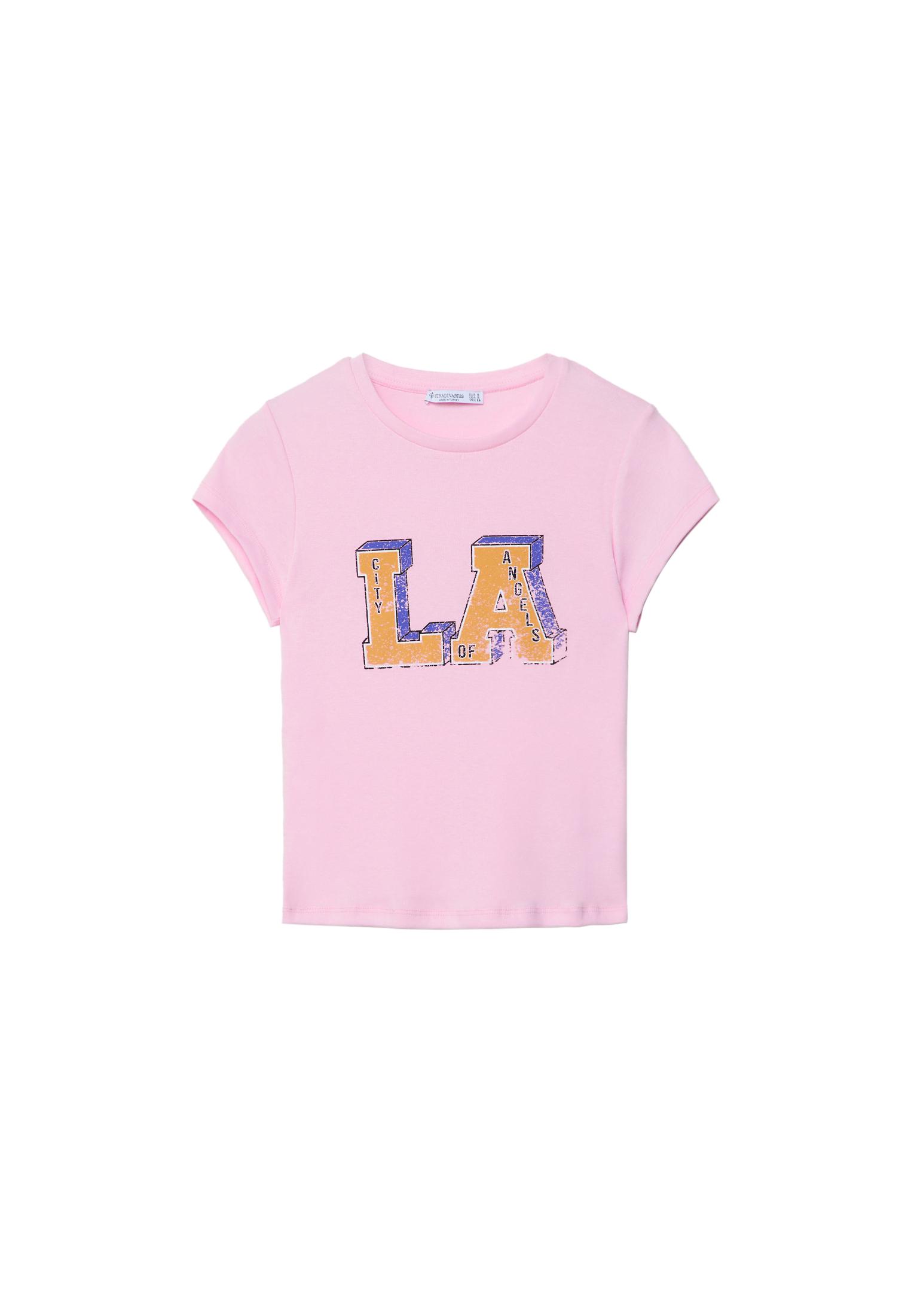 LA baskılı t-shirt - Görsel 9
