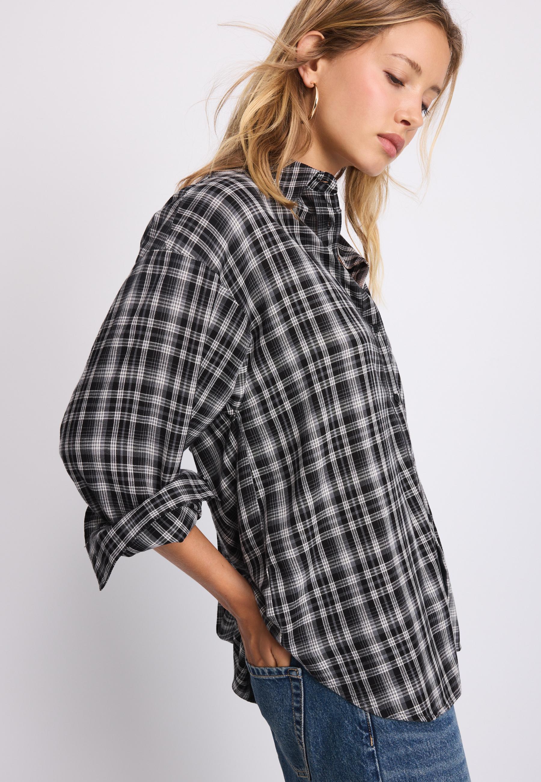 Adjustable regular shirt — Black