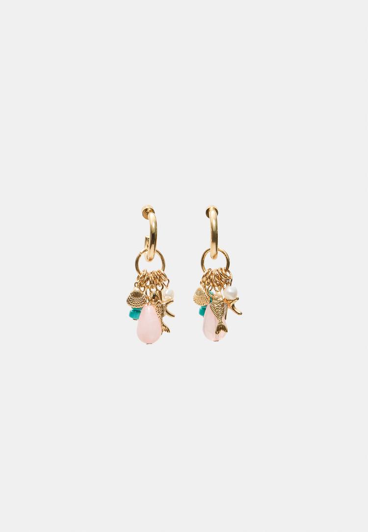 orecchini multi charm