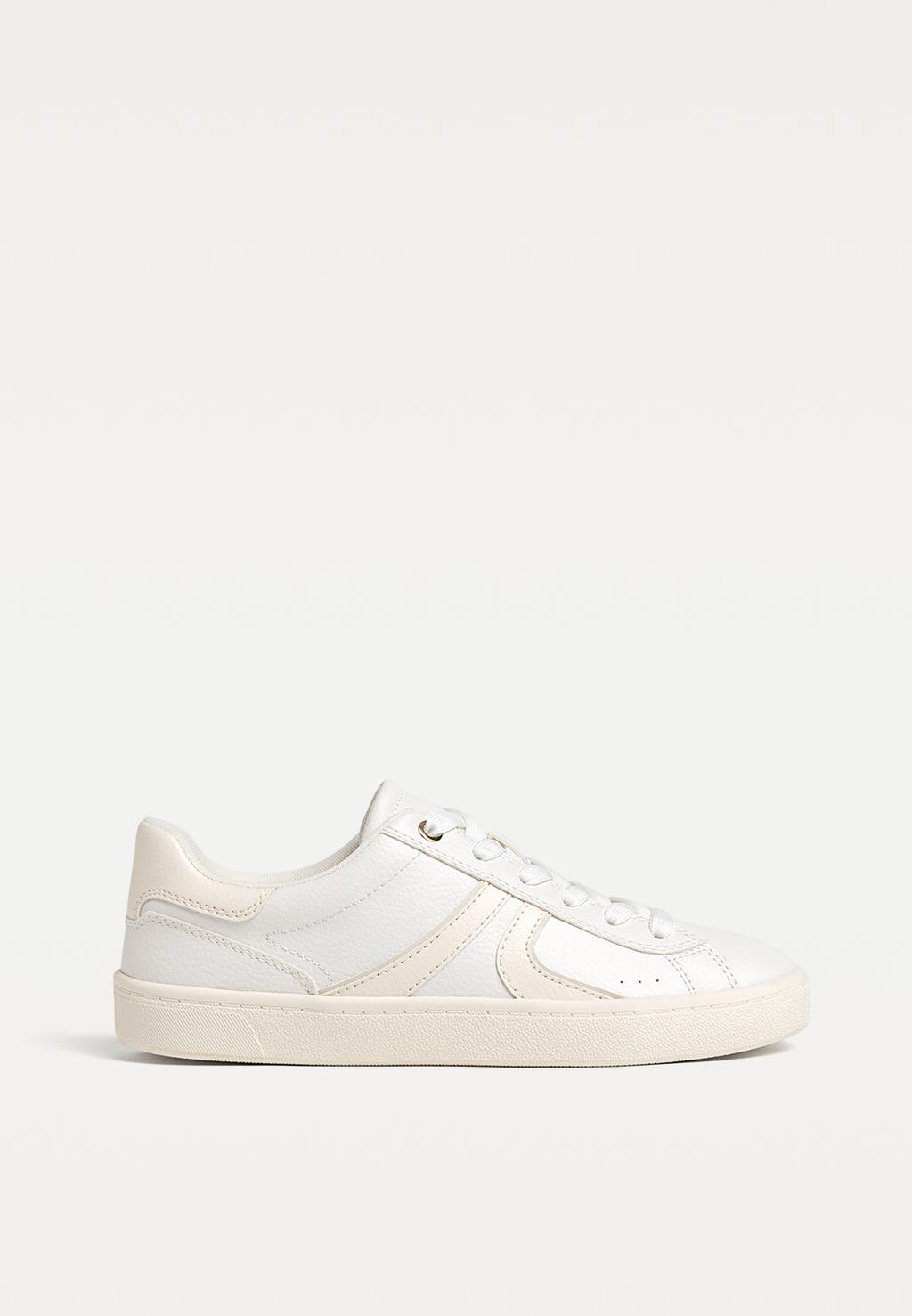 Basic white trainers