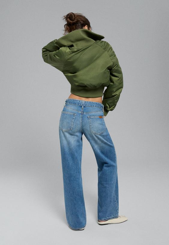doublewaist wideleg jeans