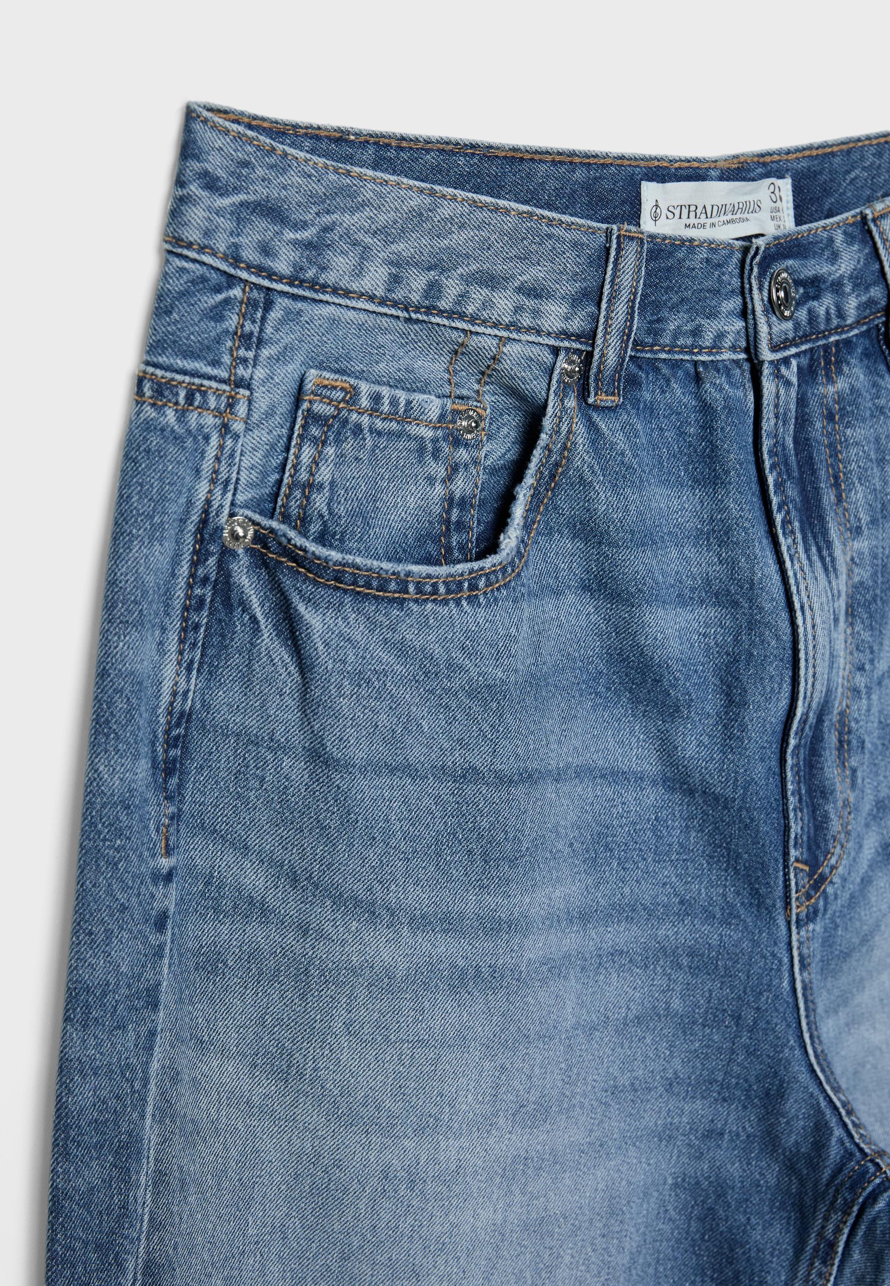 D88 Wide-leg baggy jeans - Women's fashion | Stradivarius
