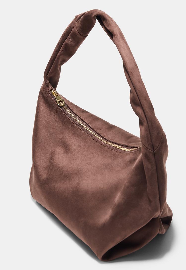 shoulder bag with strap detail