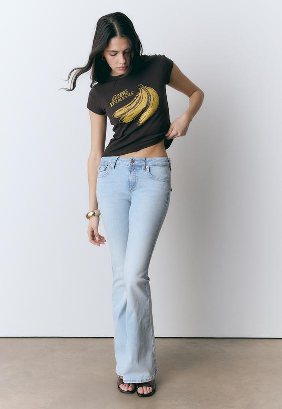 t shirt a manches courtes banane