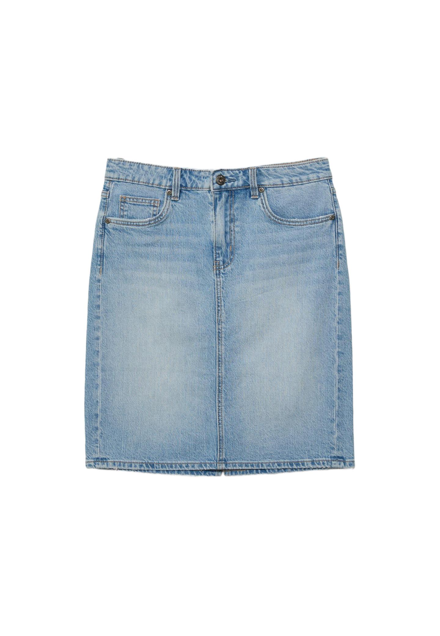 Denim mini etek - Görsel 11