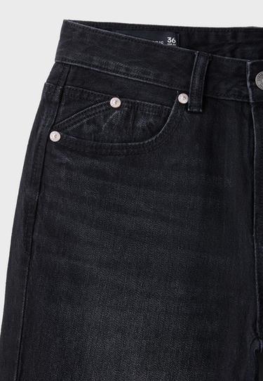 D98 straight-leg vintage effect jeans — LIGHT BLEACH 9