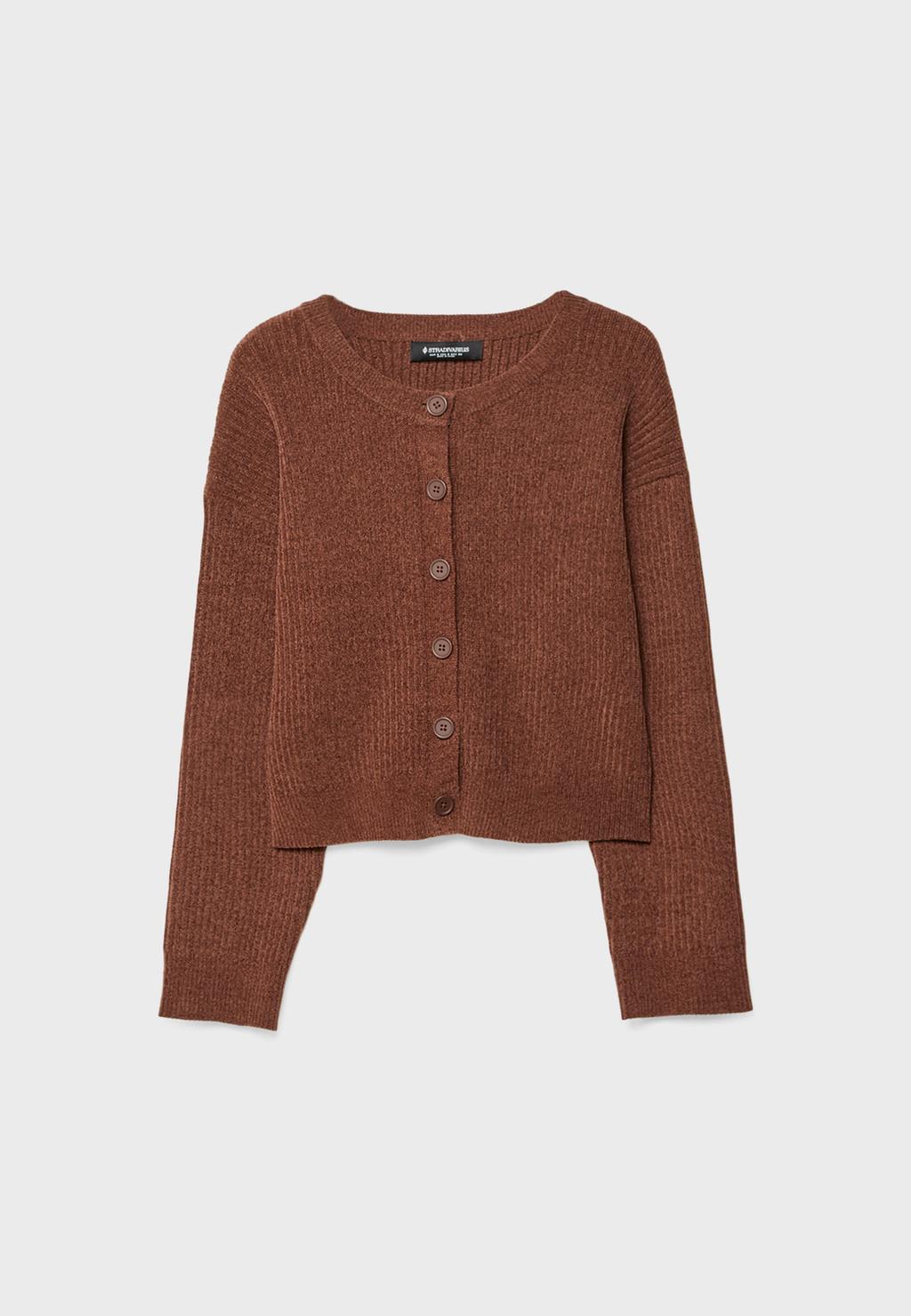 Strickjacke mit Knöpfen