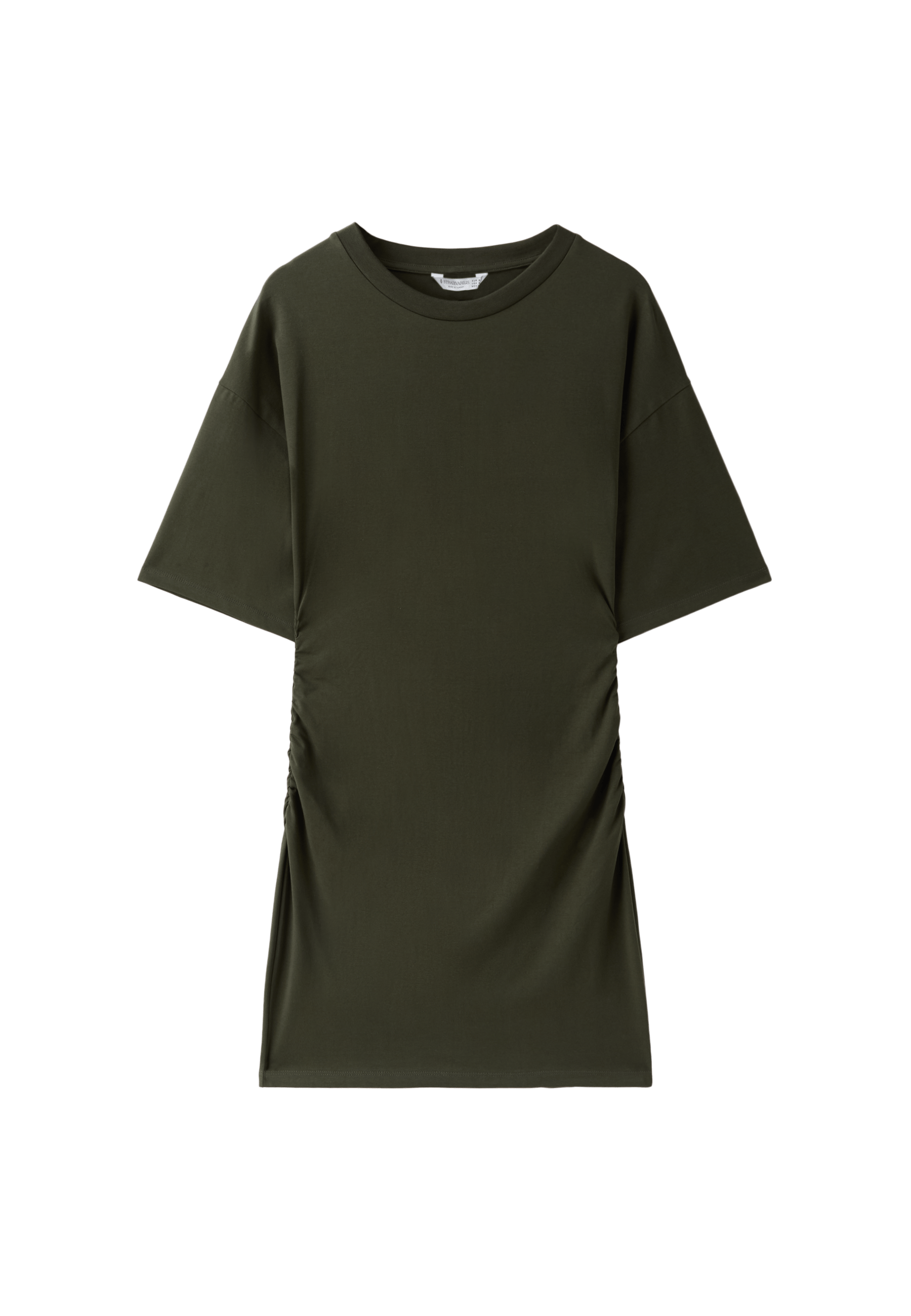 Short T-shirt dress — Khaki