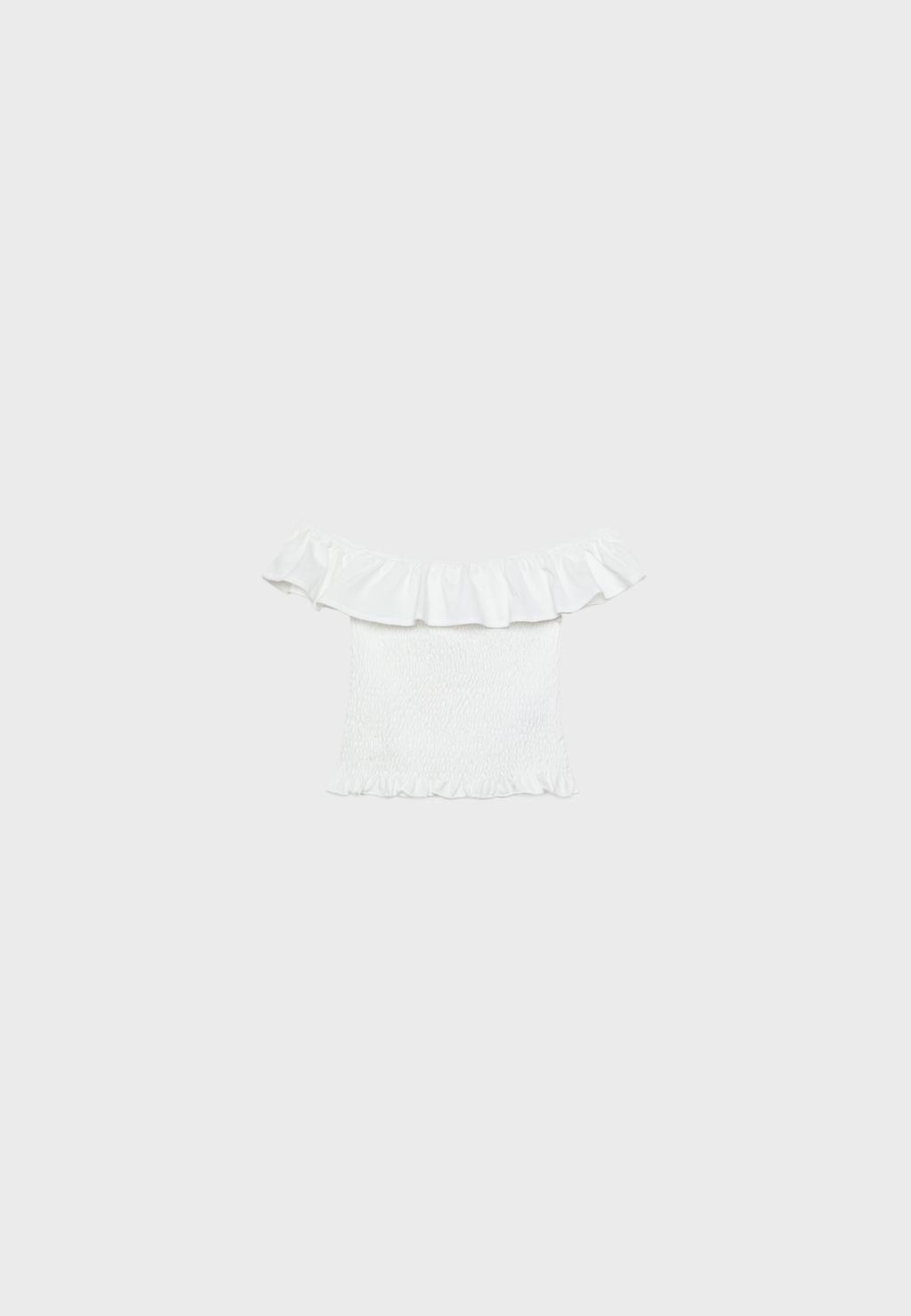 T-shirt à volants