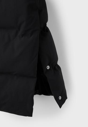 Padded coat with belt — Black 10