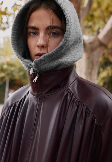 Zip-up balaclava — Grey melange 3