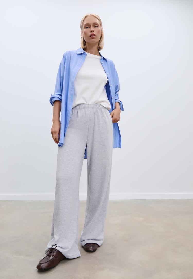 pantalon jogger wide leg