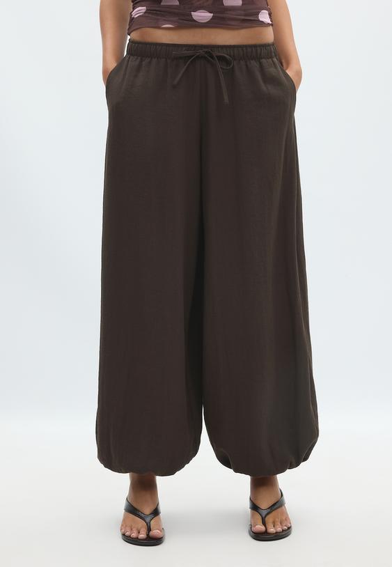 flowy sarouel trousers