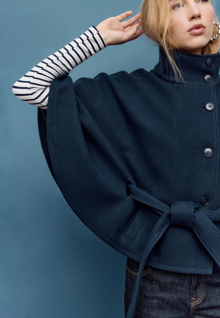 cazadora capa tacto suave