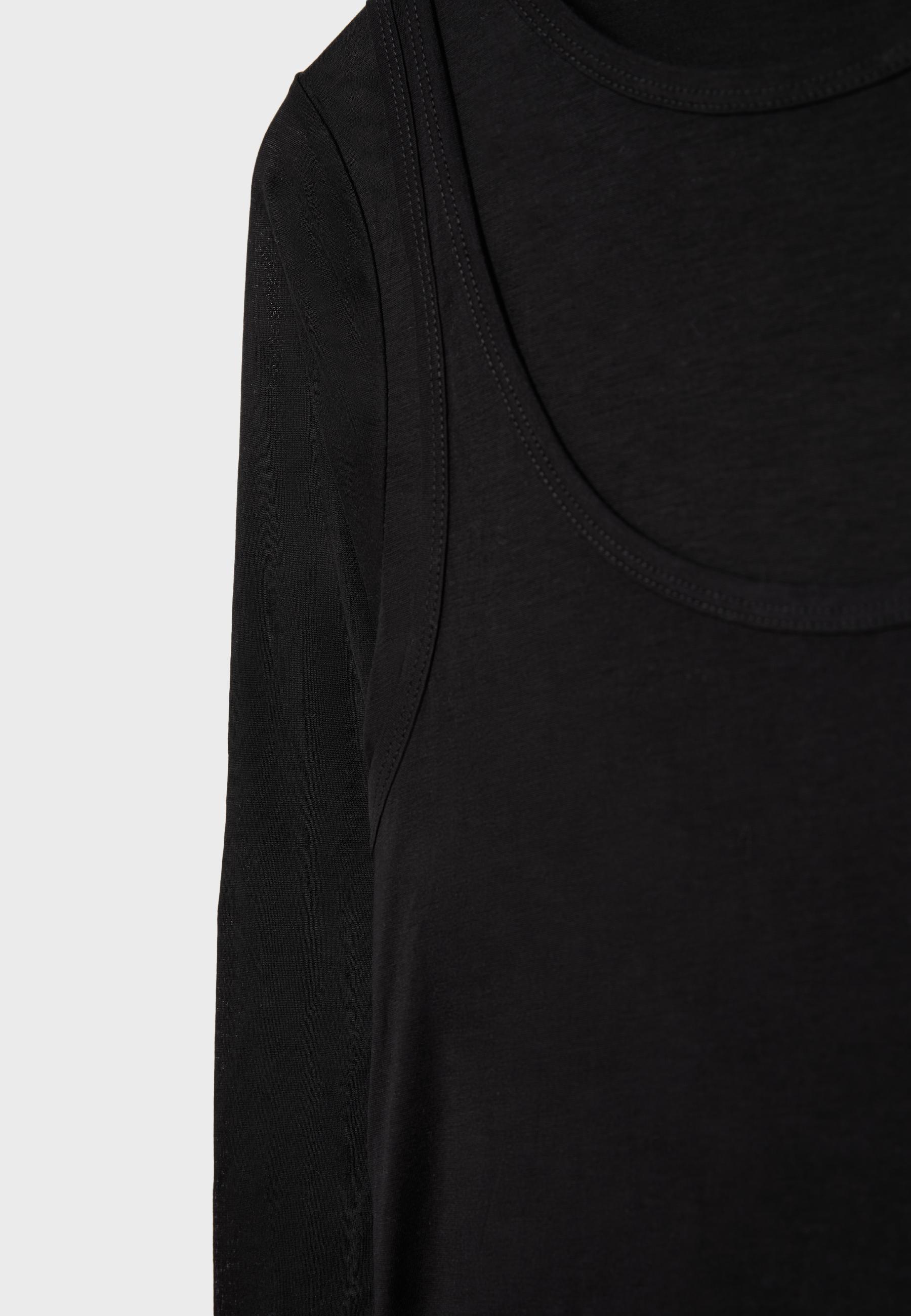 Ecocell double garment T-shirt — Black